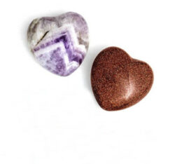 Gemstone Hearts, Set Of 2