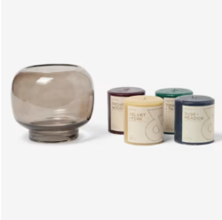 Glass Candle Holder With Pillar Discovery Pack (1)