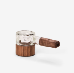 Granby Walnut & Glass Hand Pipe (1)