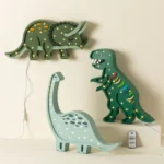 Hand-painted Dino Lamps
