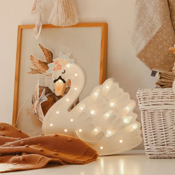 Hand-painted Whimsical Animal Lamps 3
