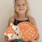 Hand-painted Whimsical Animal Lamps 4