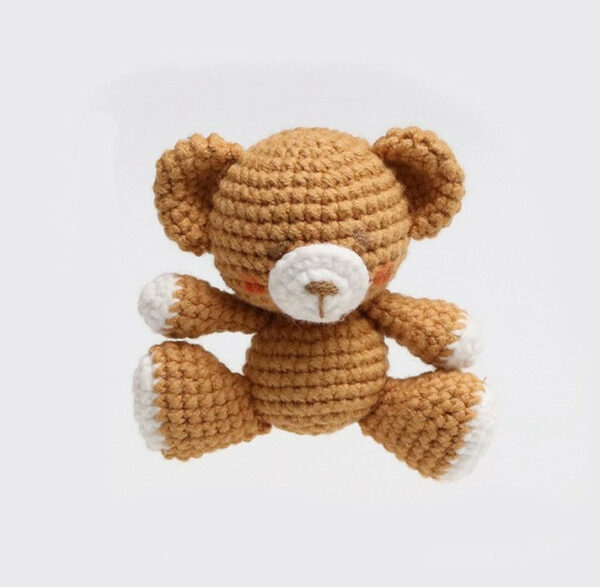 Handmade Crochet Teddy Bear Keychain 2