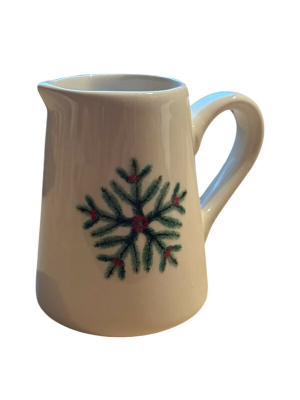 Holiday Snowflake Mini Pitcher 1