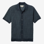 Jacquard Button Front Polo (1)