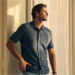 Jacquard Button Front Polo (10)