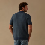 Jacquard Button Front Polo (9)