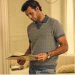 Jacquard Johnny Collar Polo (5)