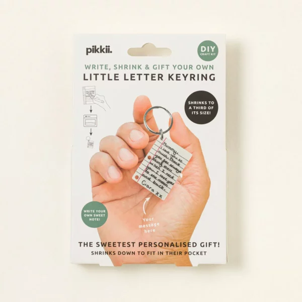 Little Forever Letter Diy Shrink Keychain Kit 3