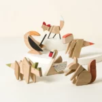 Magnetic Wooden Desktop Dino Fidget 3