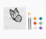 Mini Acrylic Paint-by-number Butterfly Floral 2