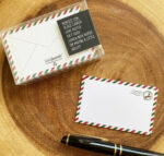 Mini Notecards - Airmail Reindeer 1