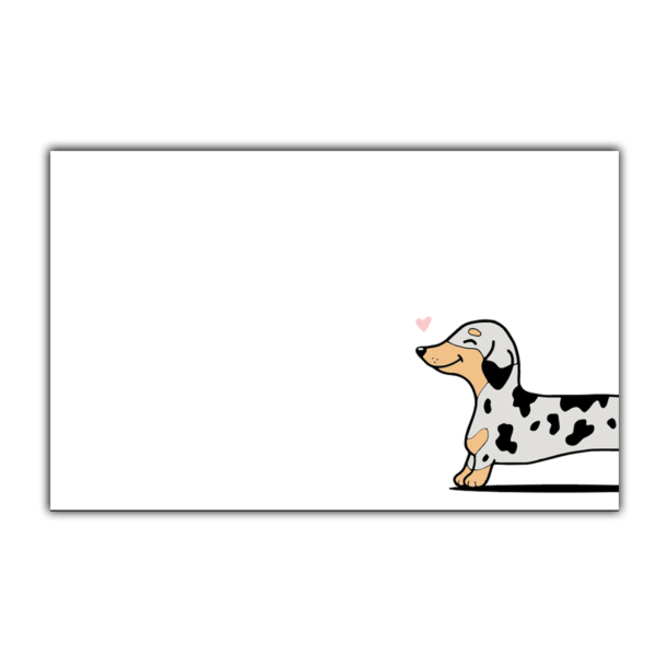 Mini Notecards - Dachshund 1