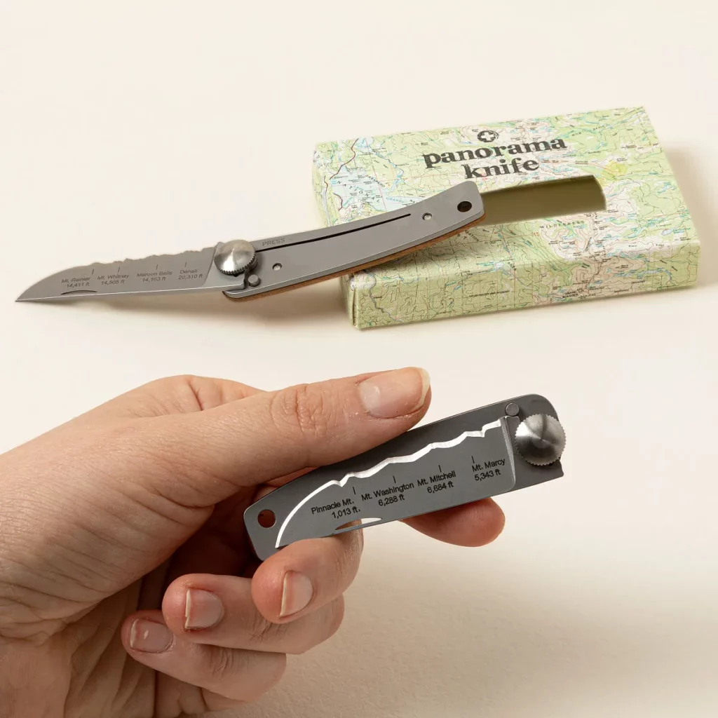Mountain Range Folding Pocket Knife