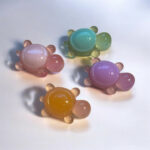 Multi-color Mini Squishy Turtles, Pack Of 4