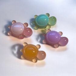 Multi-color Mini Squishy Turtles, Pack Of 4