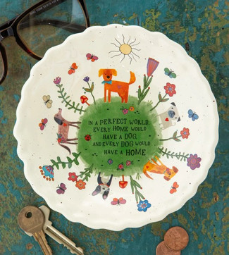 Natural Life Ceramic Catch All Bowl - Every Dog