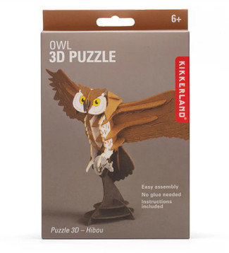 Owl 3d Puzzle