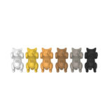 Paws Off Cat Glass Markers, Set Of 6 1
