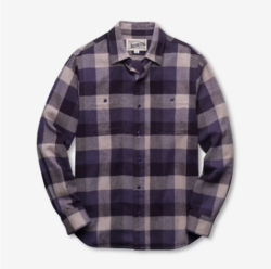 Plaid Cotton Flannel Shirt