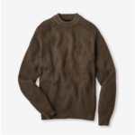 Plaited Rib Crew Sweater
