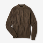 Plaited Rib Crew Sweater
