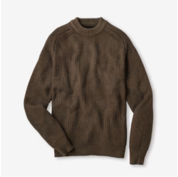 Plaited Rib Crew Sweater