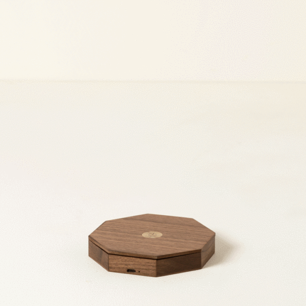 Portable Walnut Folding Lantern 1