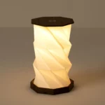 Portable Walnut Folding Lantern