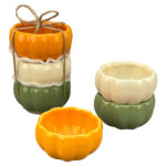 Pumpkin Dip Bowls, Set Of 3
