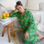 Radiant Peacock Pajama Gift Set 3