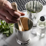 Silver-plated Julep Cup With Spoon Straw (3)