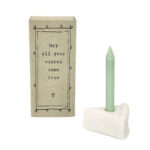 Slice Of Cake With Candle In Matchbox