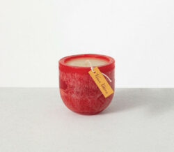 Small Timber Goblet - Cranberry