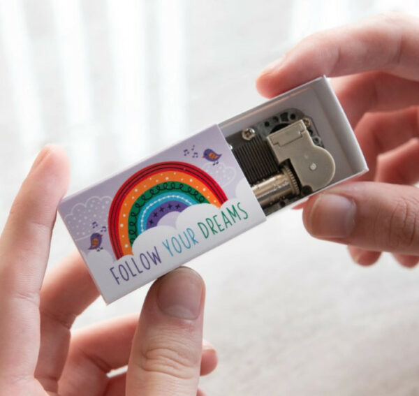 Somewhere Over The Rainbow Music Box Matchbox 1