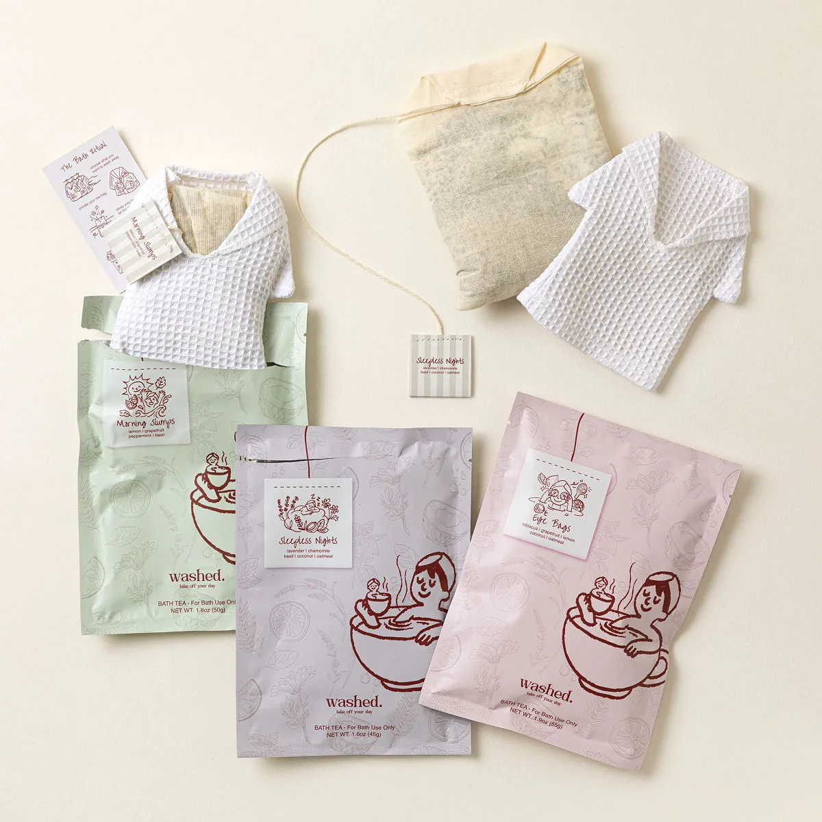 Spa Moment Bath Tea & Loofa 3 Pack Spa Moment Bath Tea & Loofa 3 Pack