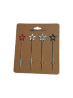 Star Cocktail & Food Picks, Set Of 4 1