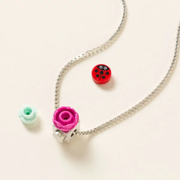Sterling Silver Brick Necklace 1