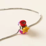 Sterling Silver Brick Necklace 2