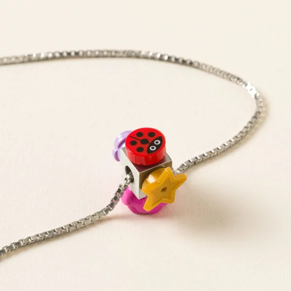 Sterling Silver Brick Necklace 2