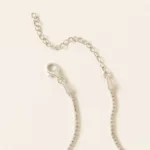 Sterling Silver Brick Necklace 4