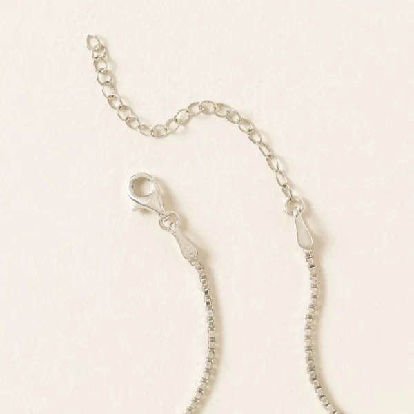 Sterling Silver Brick Necklace 4
