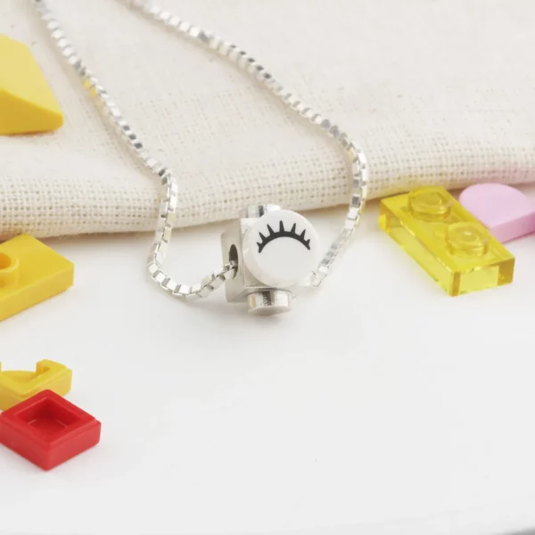Sterling Silver Brick Necklace 5