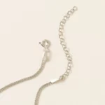 Sterling Silver Brick Plate Necklace 3