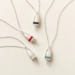Sterling Silver Buoy Necklace