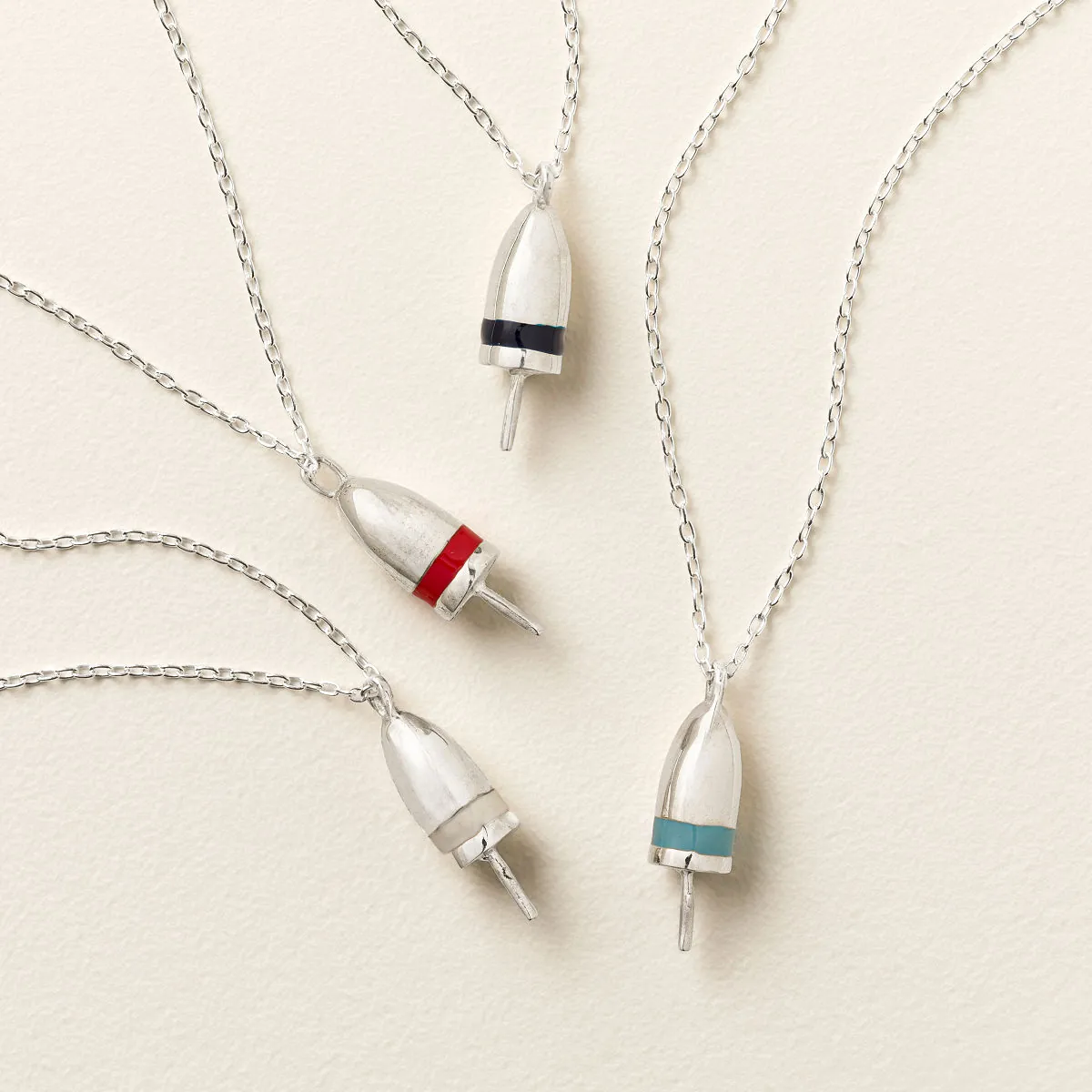 Sterling Silver Buoy Necklace Sterling Silver Buoy Necklace