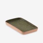 Suede Leather Valet Tray (1)