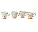 Teacup Shot Glasses, Set Of 4 2