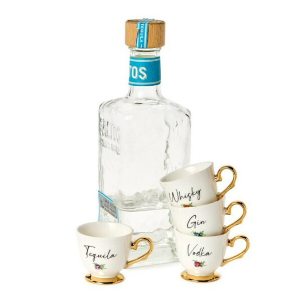 Teacup Shot Glasses, Set Of 4 4