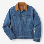 The Montana Cord-lined Denim Trucker Jacket